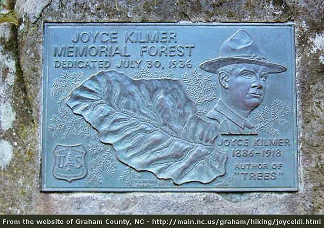 06 Kilmer Memorial Plaque, NC (after 1986)