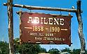 14b Abilene KS, sign (ppc 1970s)